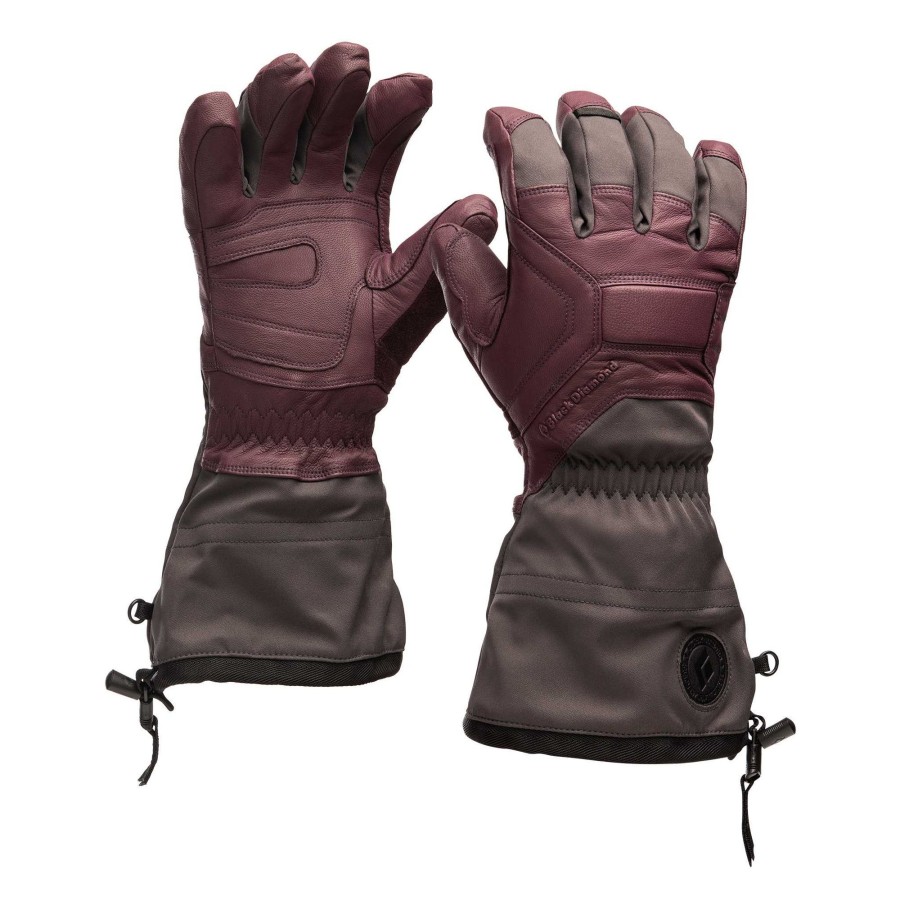 Wholesale Black Diamond Gants De Guide - Femmes Bordeaux