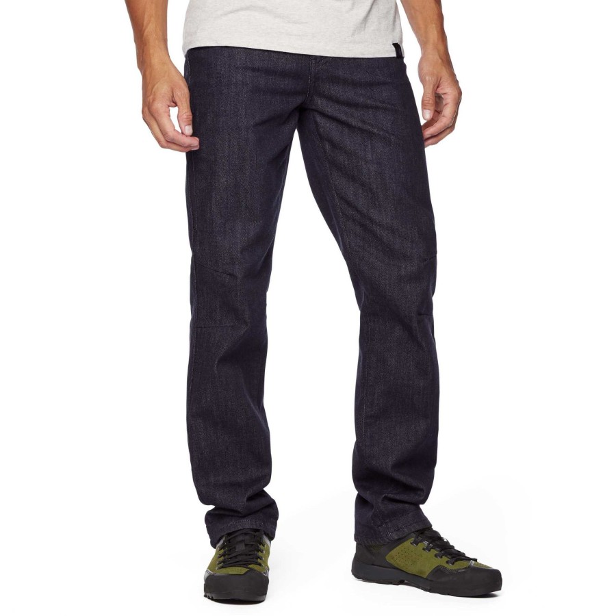 New Black Diamond Pantalon En Denim En Laine Mission Pour Hommes Rin Age Indigo Fonc