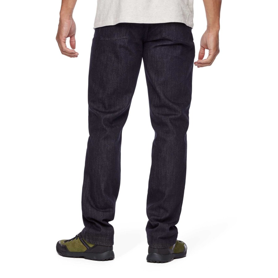 New Black Diamond Pantalon En Denim En Laine Mission Pour Hommes Rin Age Indigo Fonc