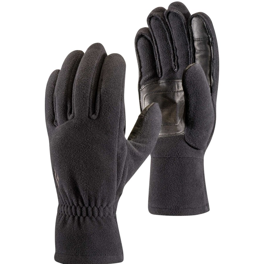 Wholesale Black Diamond Gants Polaires Windbloc D' Paisseur Moyenne Noir