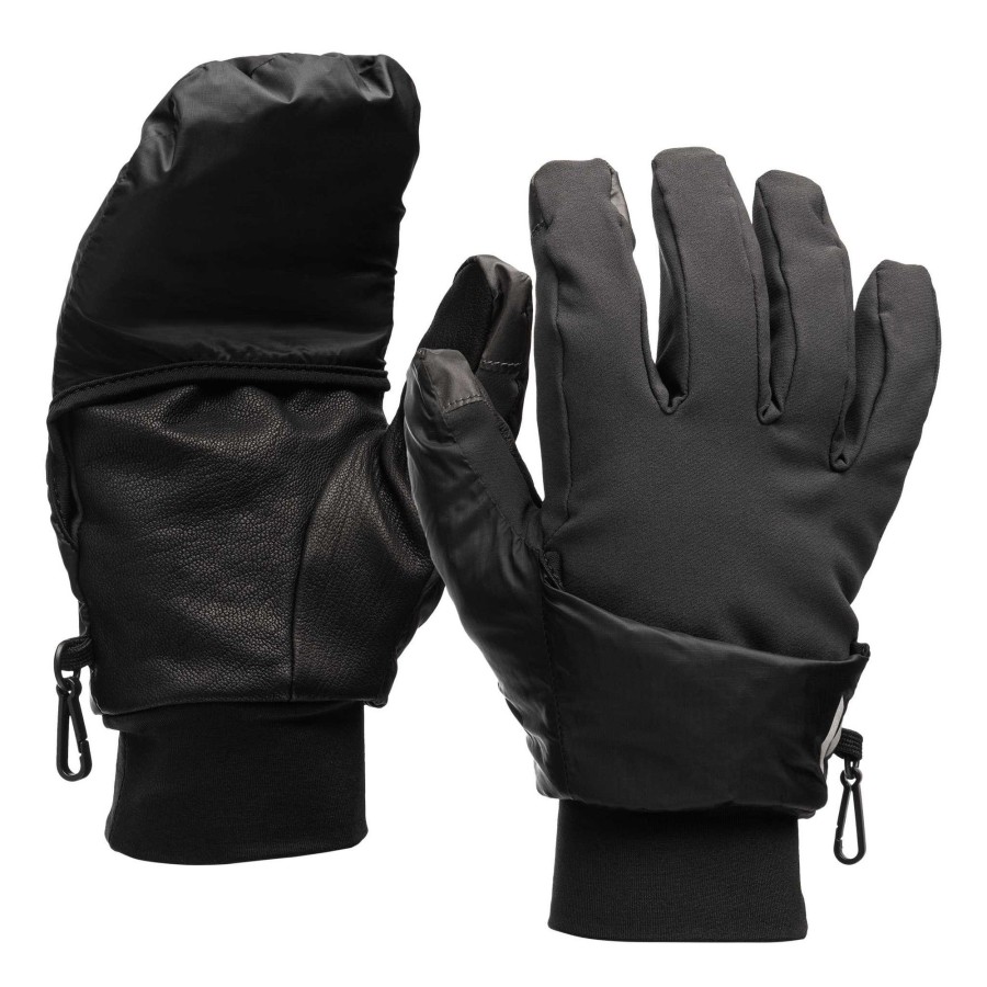 Clearance Black Diamond Gants Softshell Capuche Coupe-Vent Fum E