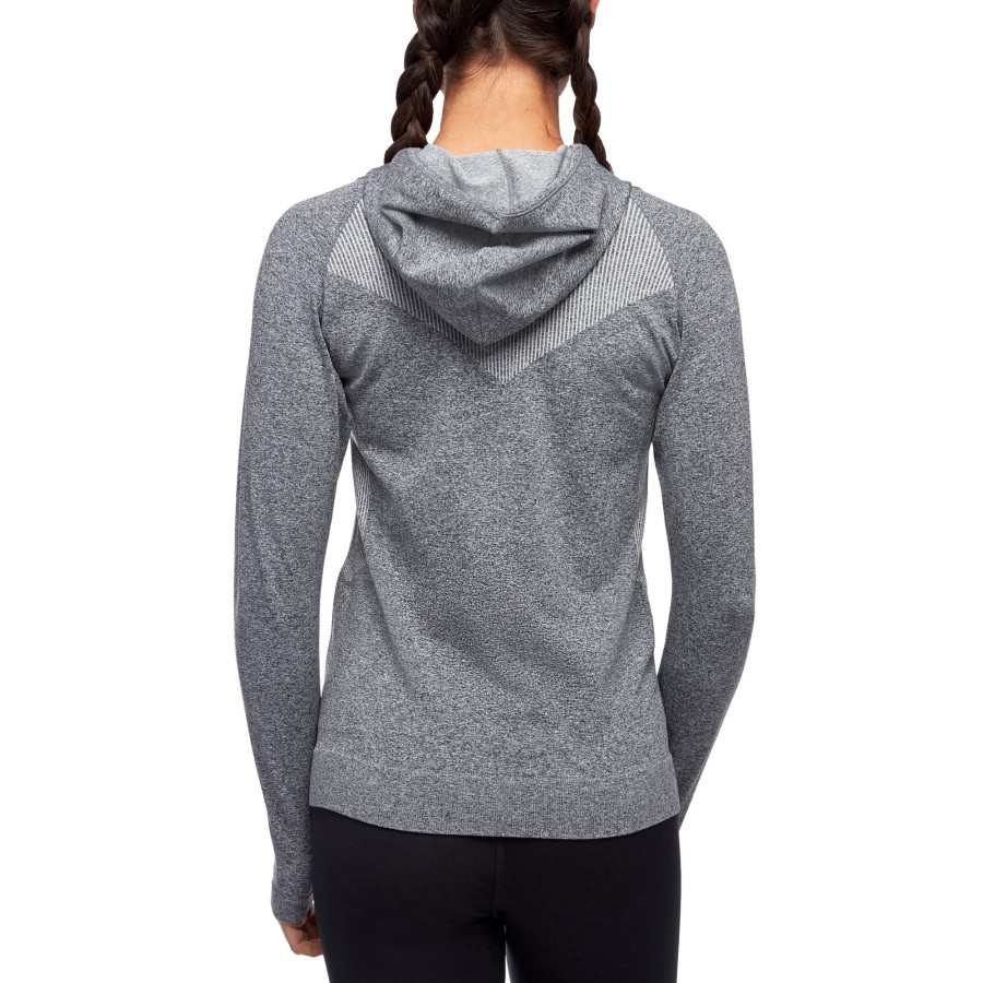 Hot Black Diamond Sweat Capuche Crux Pour Femmes Anthracite