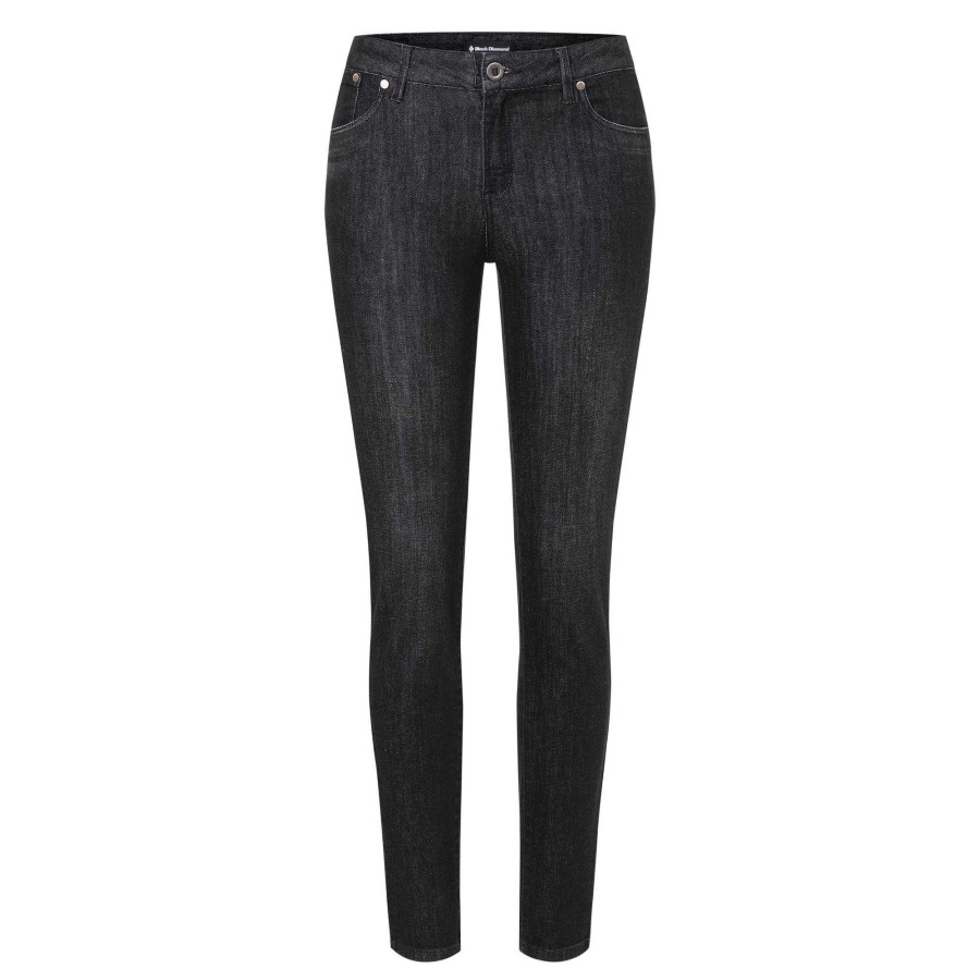 Clearance Black Diamond Pantalon En Denim Crag Pour Femme Noir