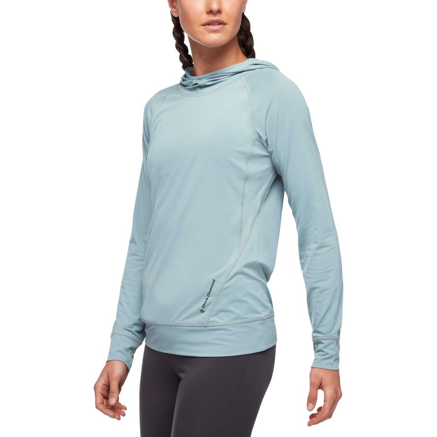 New Black Diamond Sweat Capuche Alpenglow Pour Femmes Fr Ne Bleu