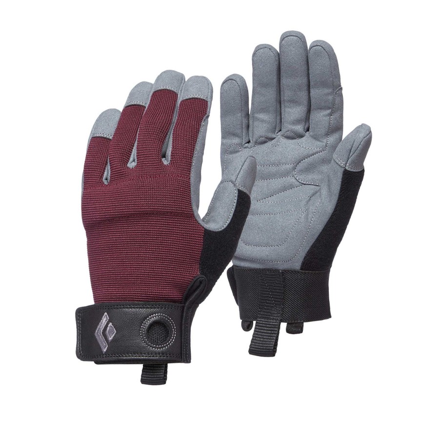 Hot Black Diamond Gants Crag - Femmes Bordeaux