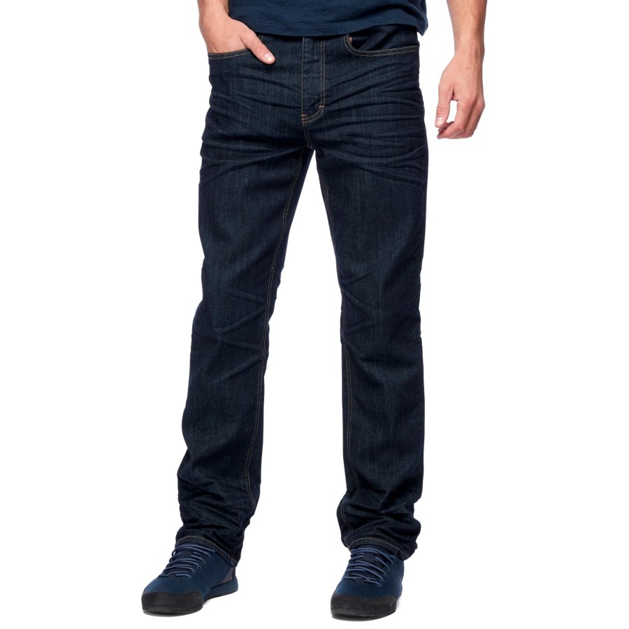 Best Black Diamond Pantalons En Denim Forg Pour Hommes - Saison Pass E Indigo