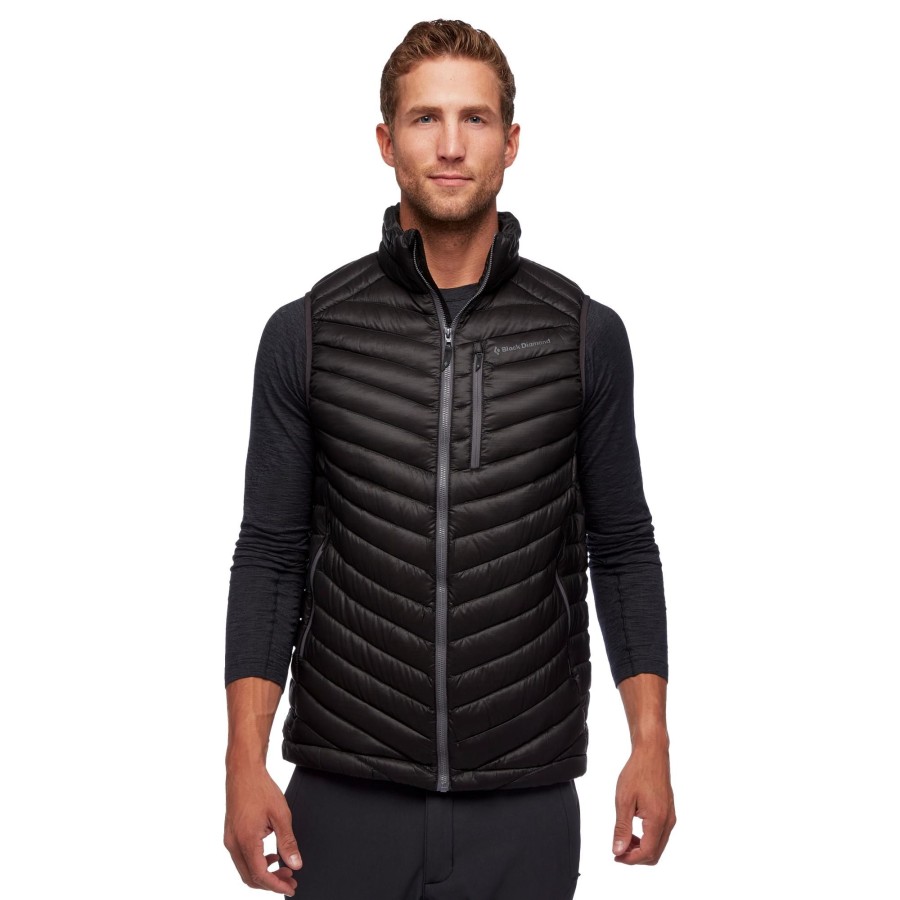 New Black Diamond Gilet En Duvet D'Approche Pour Hommes Noir