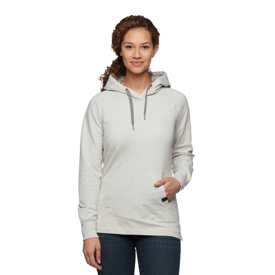 Online Black Diamond Sweat Capuche Bd Rays Pour Femmes Gris Clair/Chin