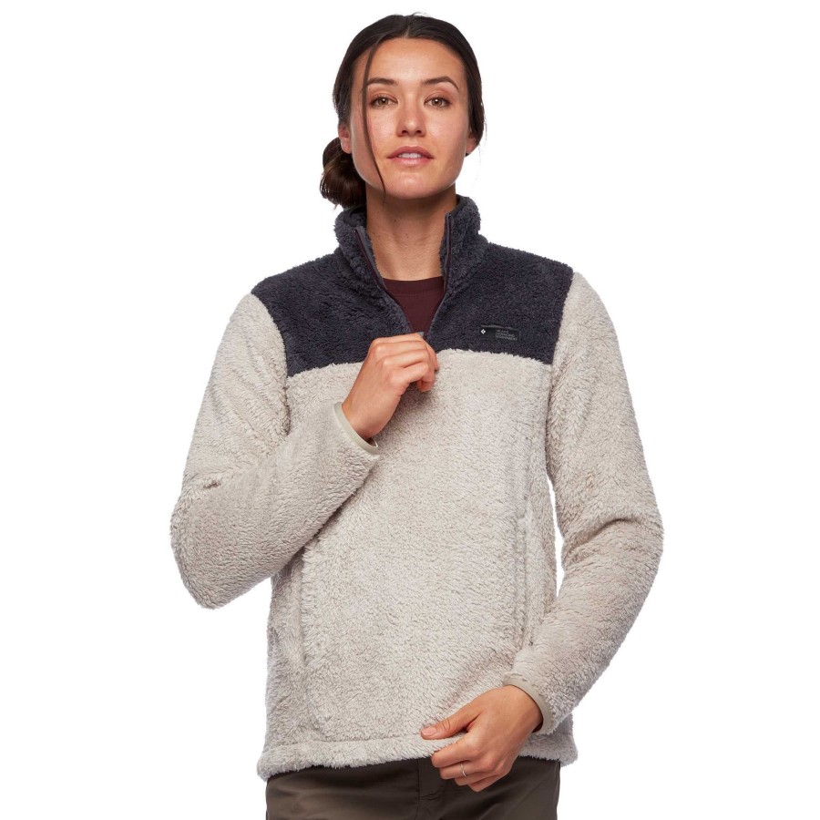 Best Black Diamond Polaire Roadie Quarter Zip Pour Femme Dune/Carbone