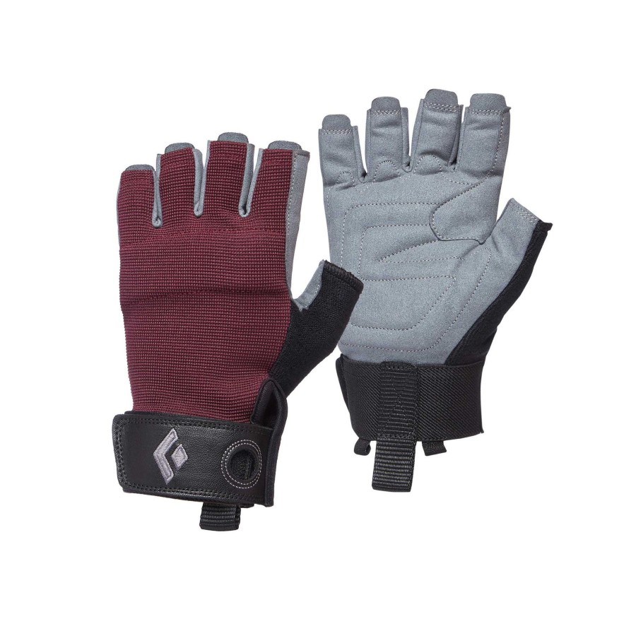 Best Black Diamond Gants Demi-Doigts Crag - Femmes Bordeaux