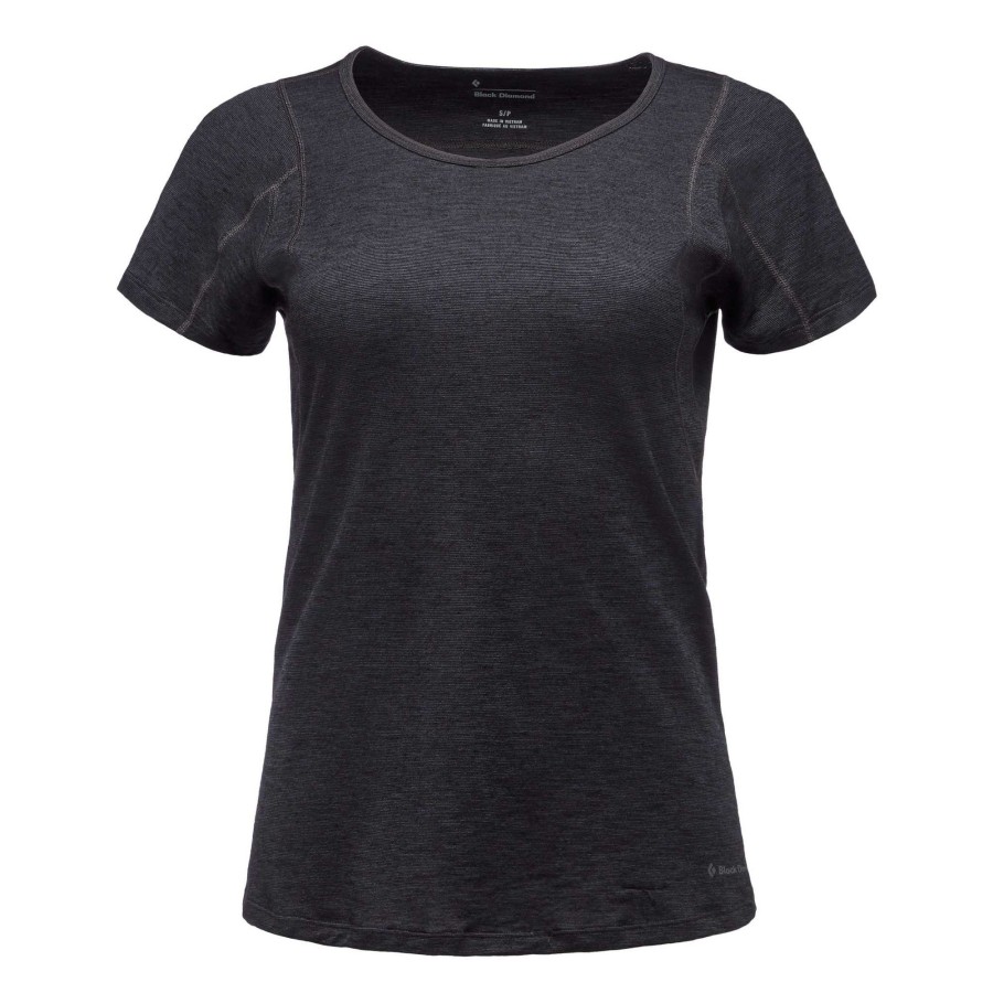 New Black Diamond T-Shirt Rythme Femme Noir