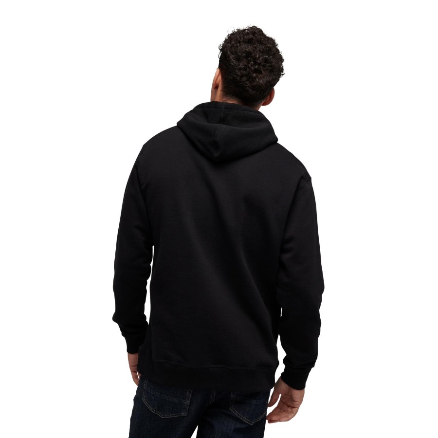 New Black Diamond Sweat Capuche Avec Logo De Montagne Pour Hommes Noir