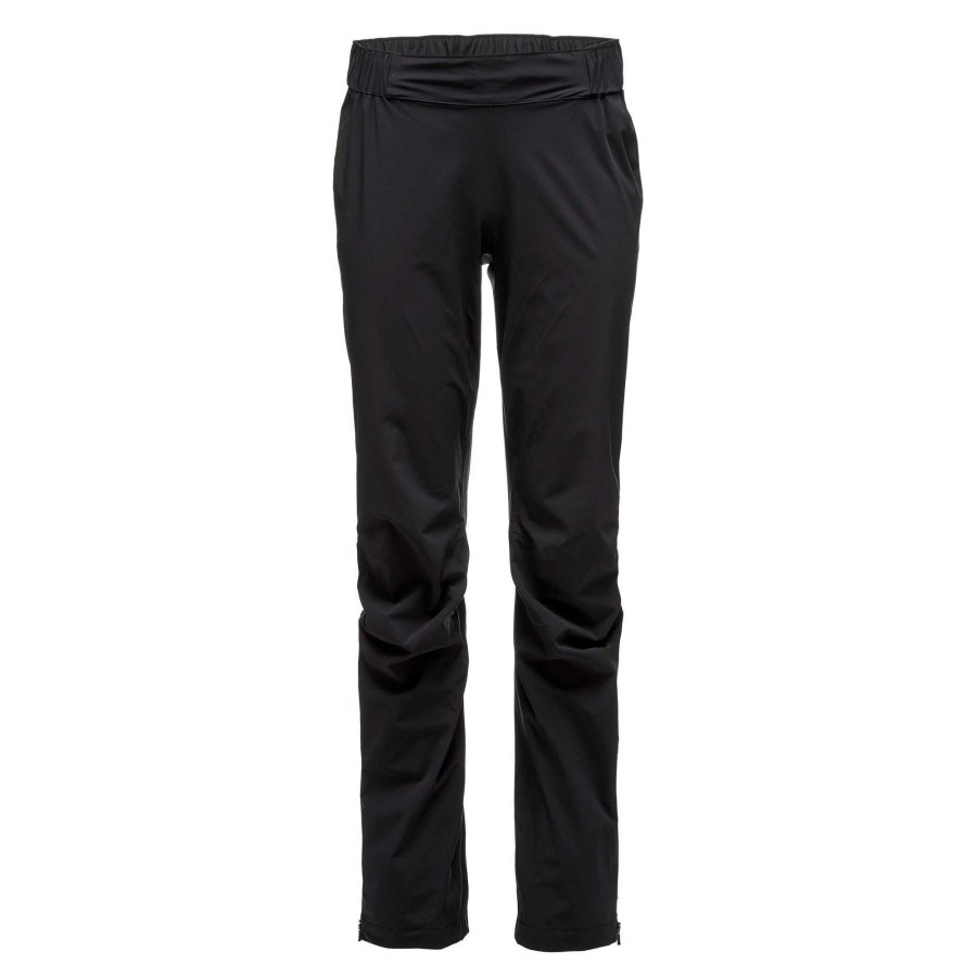 Hot Black Diamond Pantalon De Pluie Extensible Stormline Pour Femmes Noir