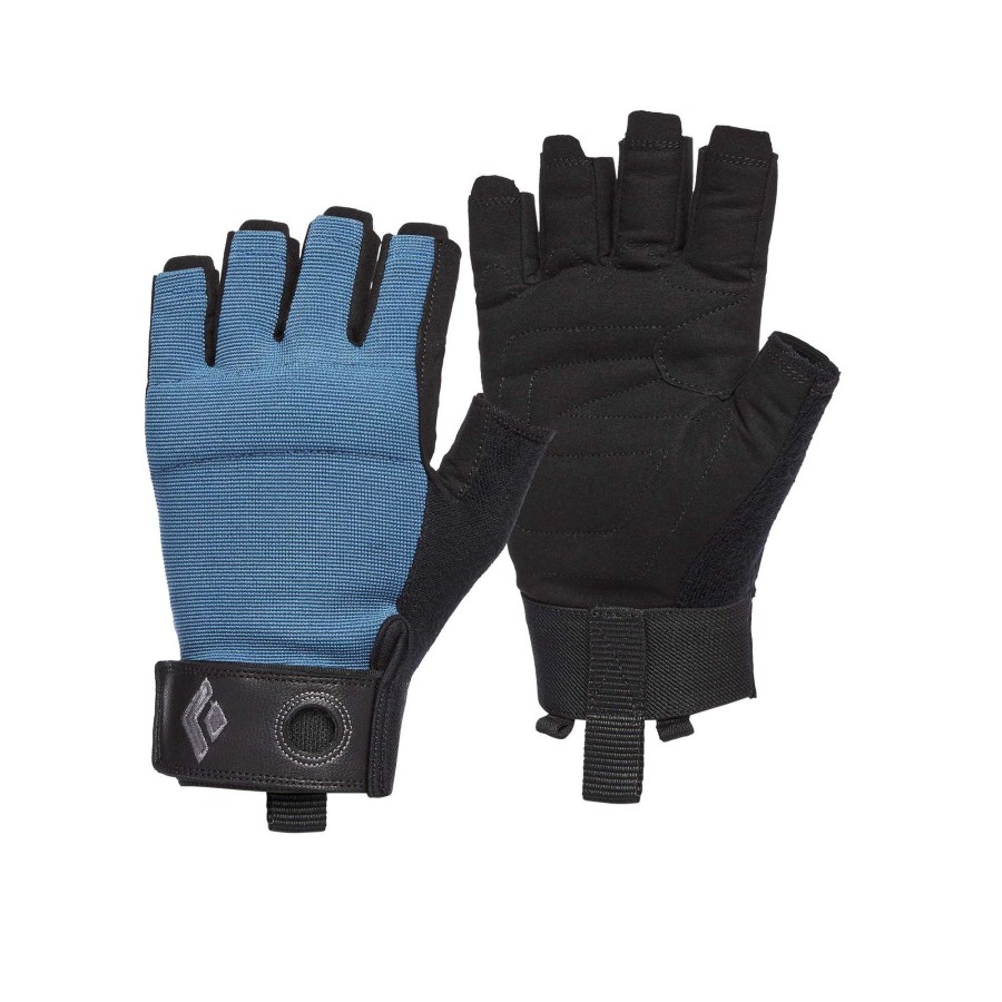 Wholesale Black Diamond Gants Mi-Doigts Crag Bleu Astral