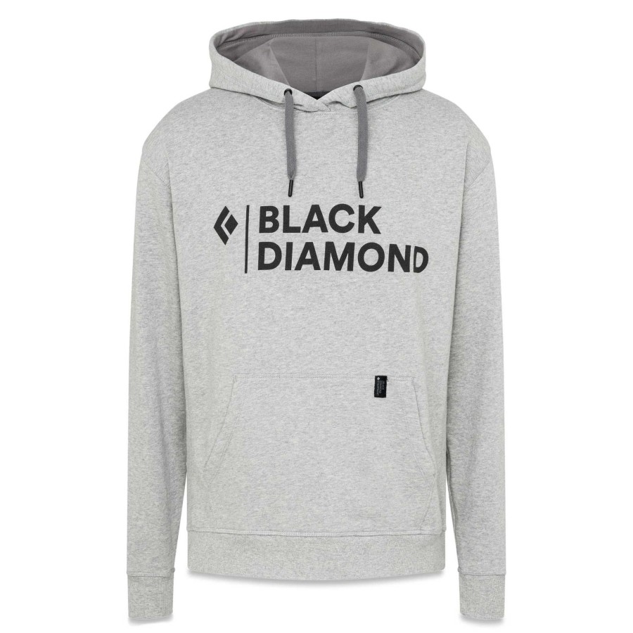 Online Black Diamond Sweat Capuche Logo Empil Pour Hommes Nickel/Chin