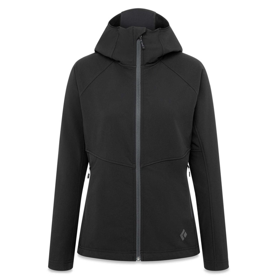 Clearance Black Diamond Sweat Capuche Element Pour Femmes Noir