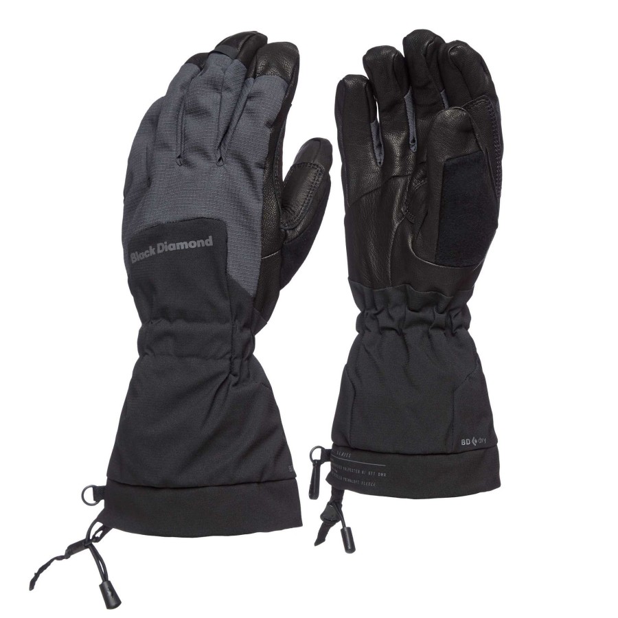 Hot Black Diamond Gants De Poursuite Noir