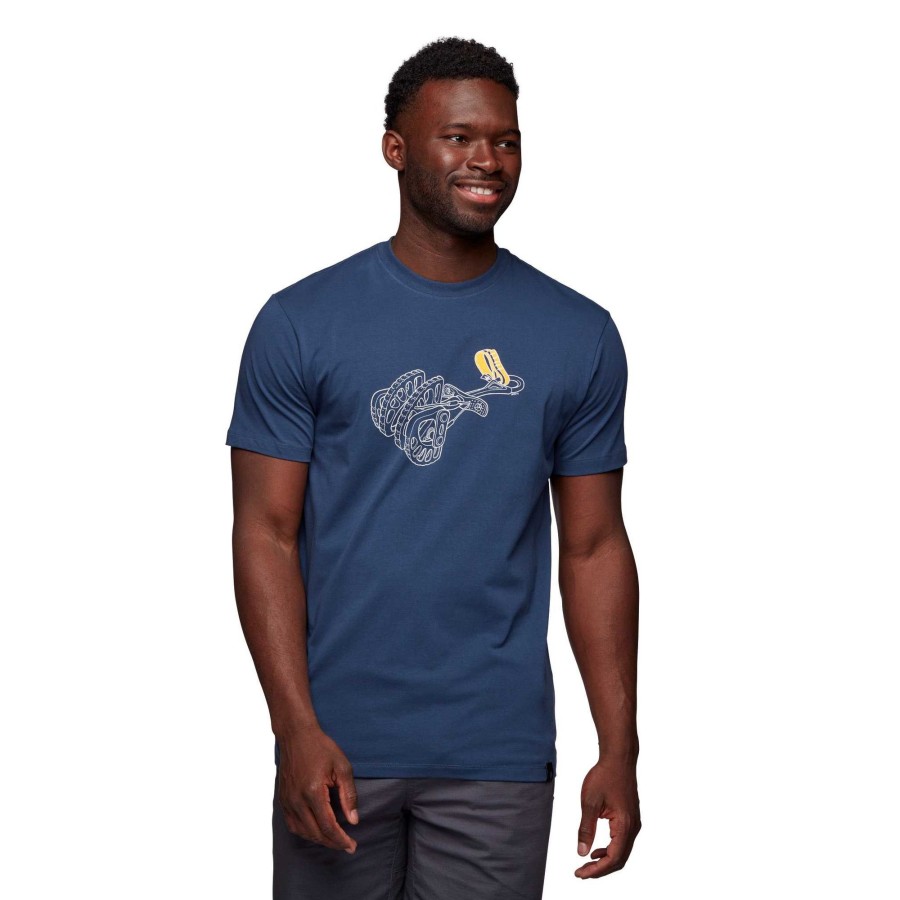 Clearance Black Diamond T-Shirt Came Pour Hommes Bleu D'Encre