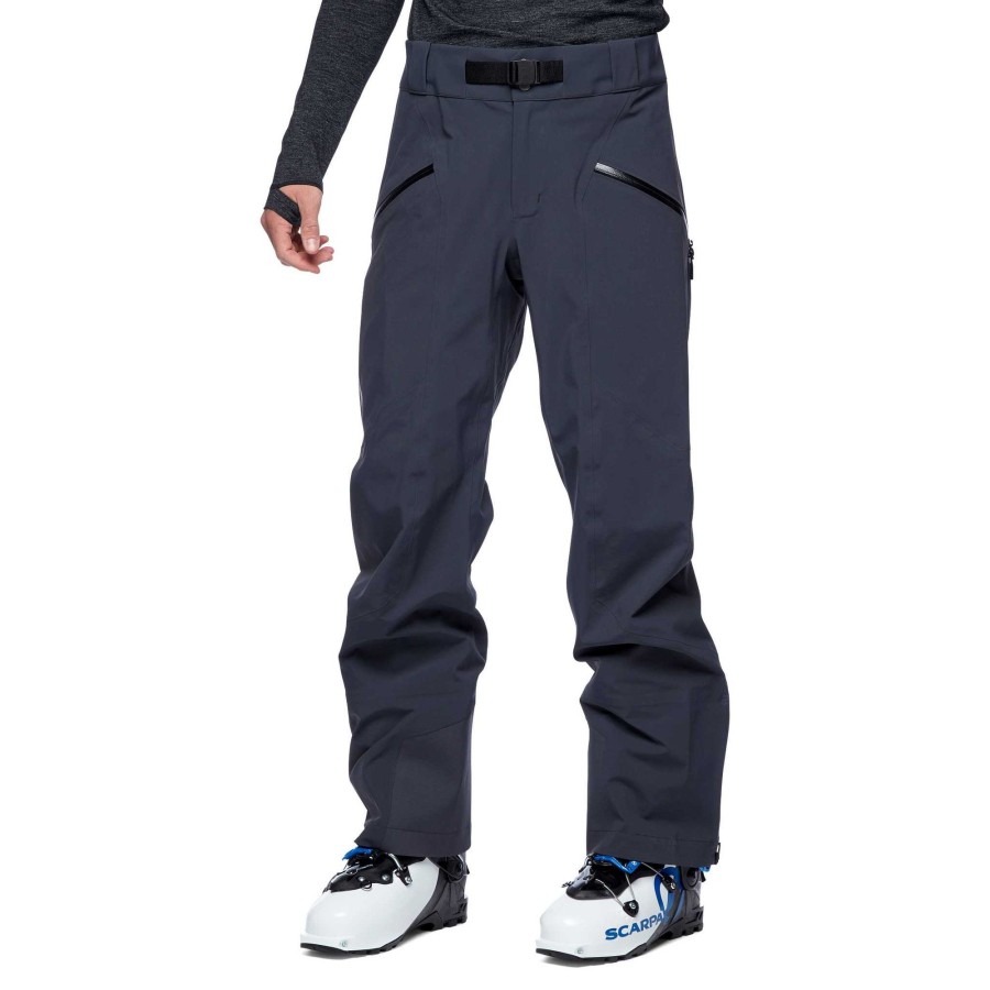 Hot Black Diamond Pantalon De Ski Extensible Recon Pour Hommes Carbone