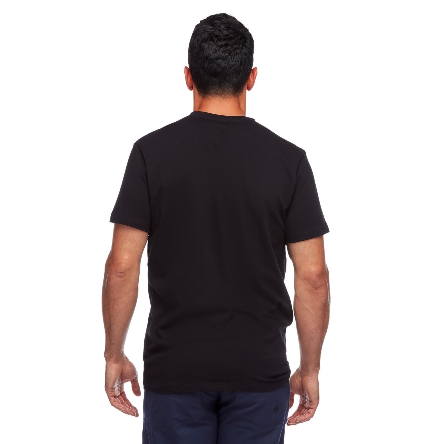 Online Black Diamond T-Shirt Logo Empil Pour Hommes Noir