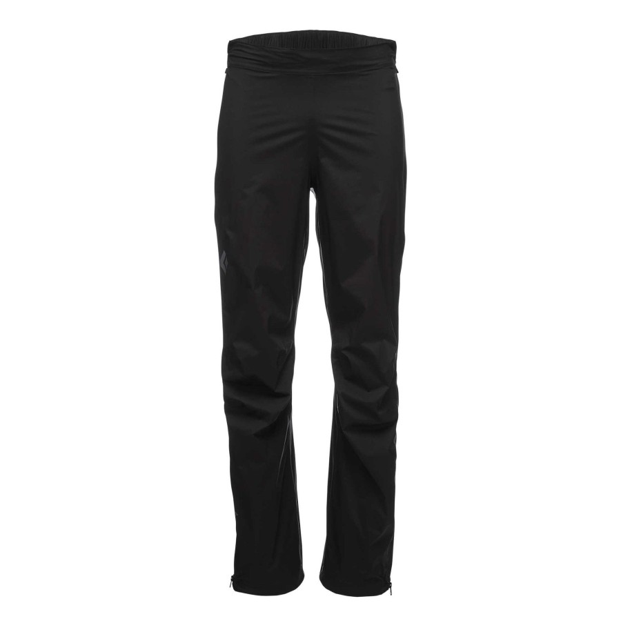 Hot Black Diamond Pantalon De Pluie Extensible Fermeture Clair Int Grale Stormline Pour Hommes Noir